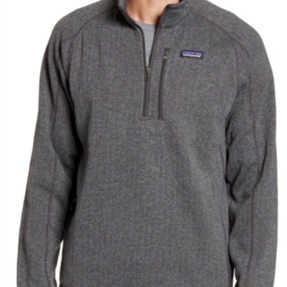 Mens Patagonia Ribbed 1/4 Zip‎ Better Sweater